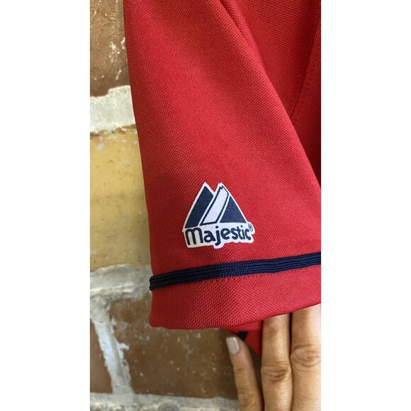 Vintage Majestic Boston Red Sox Daisuke Matsuzaka 18 Baseball Jersey Mens SM - Picture 4 of 8